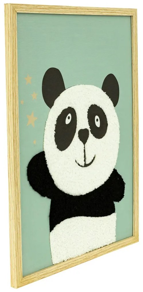 Детска картина с панда Andy, 30x40cm, Букле