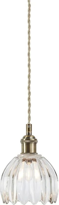 Метално висящо осветително тяло със стъклен абажур ø 13 cm Gota – Markslöjd