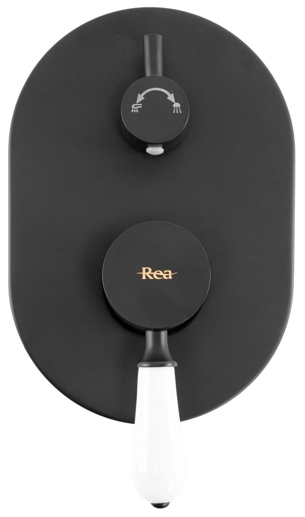 Душ система за вграждане Rea Serra Black + BOX