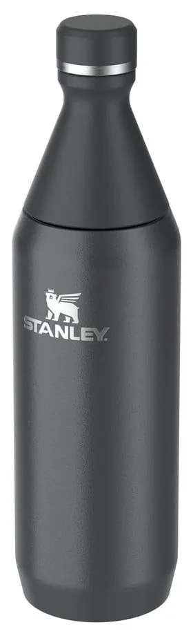 Черна бутилка от неръждаема стомана 600 ml All Day Slim – Stanley