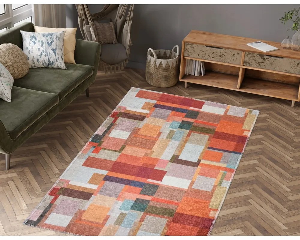 Килим подходящ за пране 80x150 cm Blocks of Fun – Vitaus