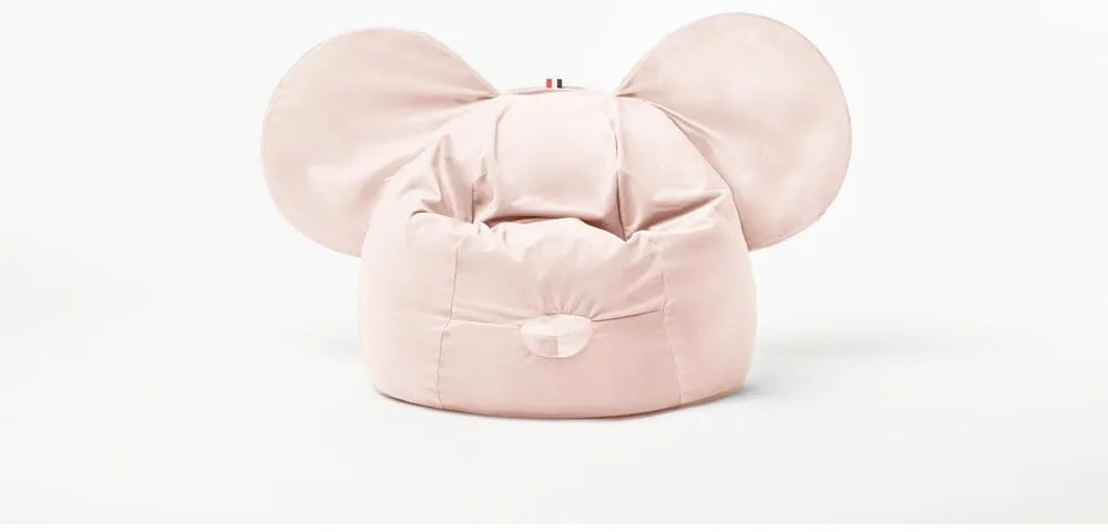 Светлорозов детски пуф Ears – The Brooklyn Kids