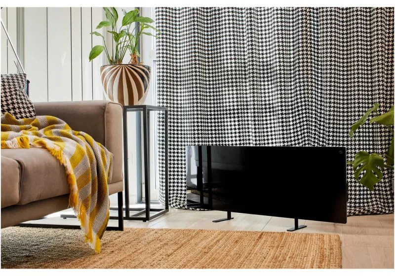 Разопакован: Електрически конвектор AENO AGH0002S, 700W, 30 м2, Мобилно приложение, Ултратънък, Wi-Fi, Черен