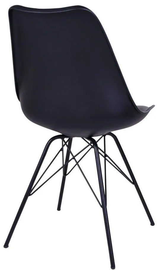 Черни трапезни столове в комплект от 2 броя Oslo - House Nordic