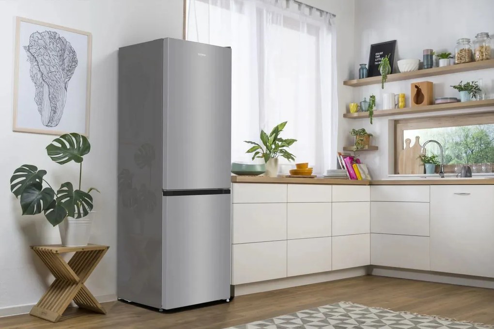 Хладилник-фризер ΙΝΟΧ 185D Gorenje RK6192PS4