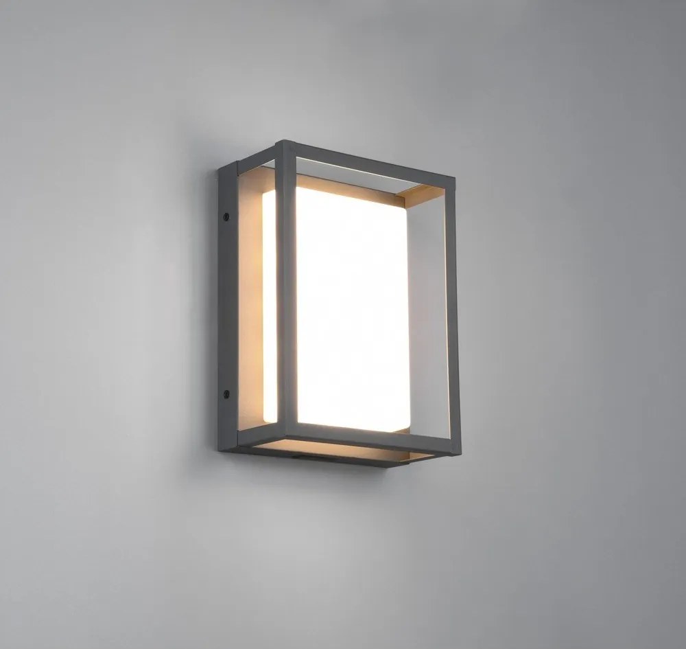 LED външна стенна лампа (височина 24 см) Witham - Trio