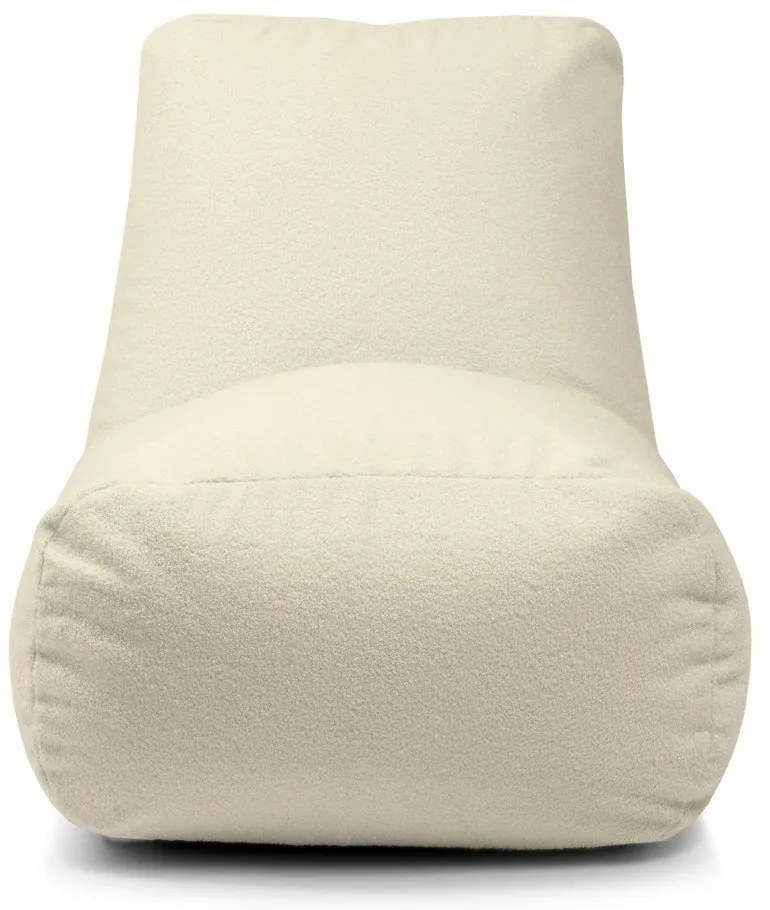 Светлосив пуф от букле Tube – SLOWDOWN