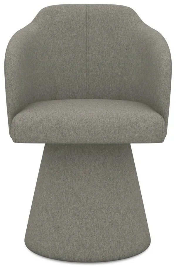 Сив тапициран трапезен стол Kanoa – Makamii