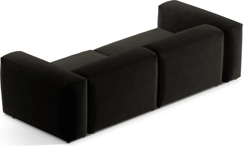 Черен диван 264 cm Bergamo – Cosmopolitan Design