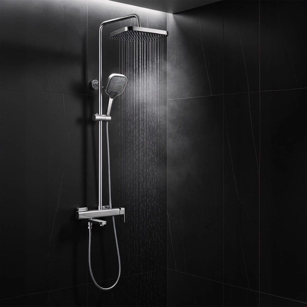 Комплект за душ Rea Arlo Brush Nickle