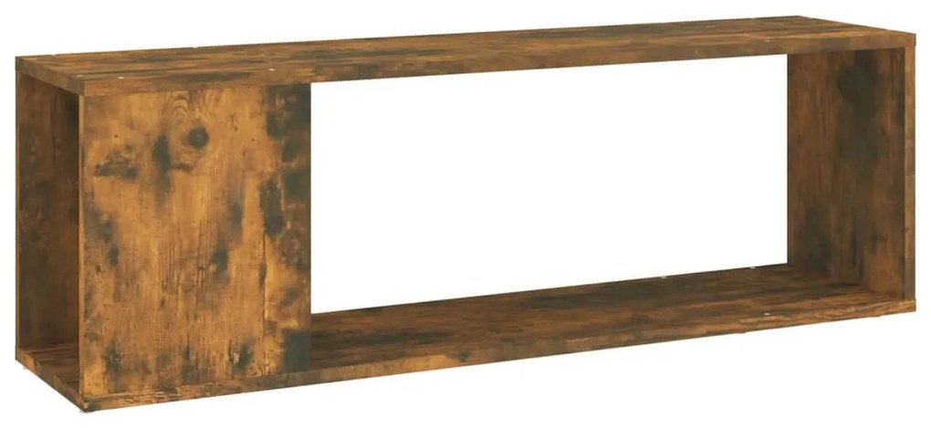 816035 vidaXL ТВ шкаф, опушен дъб, 100x24x32 см, инженерно дърво