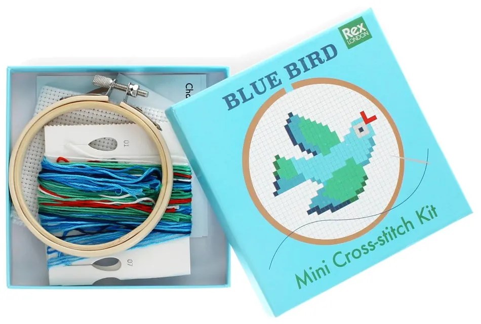Творчески комплект Cross-stitch Kit Blue Bird – Rex London
