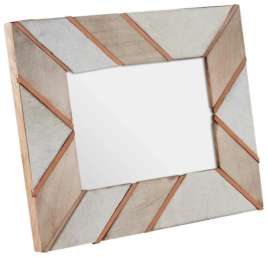 Бяла и бежова дървена рамка 22x28 cm Bowerbird - Premier Housewares