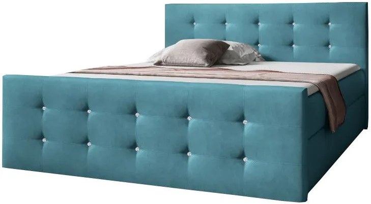 Тапицирано легло Stars-Petrol-120 x 200