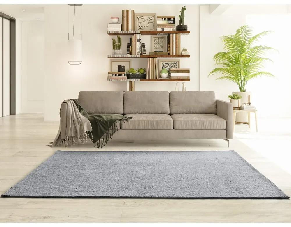 Сив килим от микрофибър 120x170 cm Coraline Liso – Universal