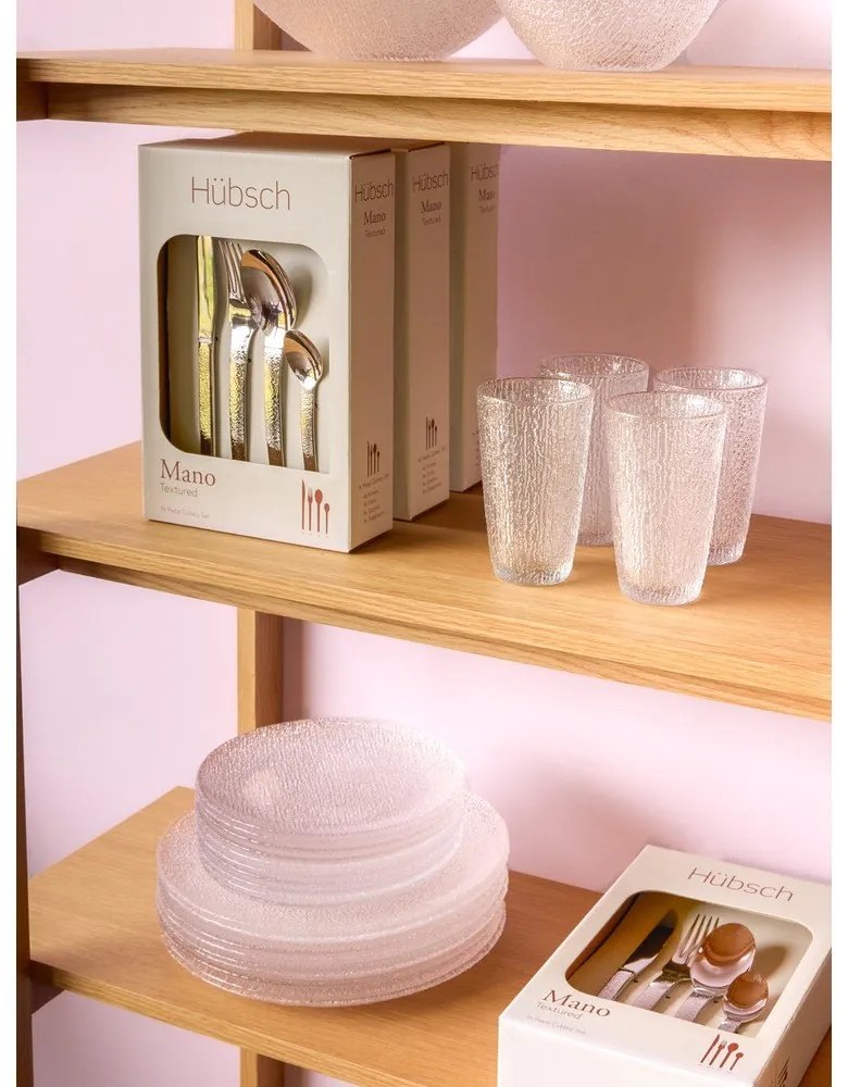 Прибори за хранене 16 бр. от неръждаема стомана в сребрист цвят Mano – Hübsch