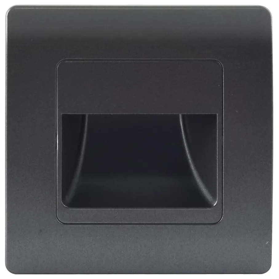 Emithor 70438 - LED осветително тяло STEP LIGHT LED/1W/230V 4000K черно