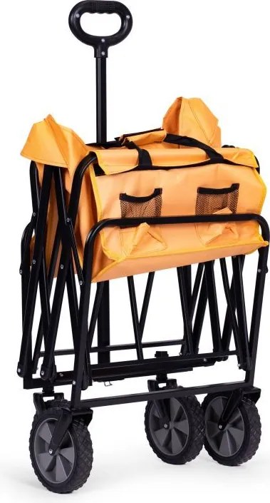 Сгъваема транспортна количка 100 кг – градинска и плажна количка на колела