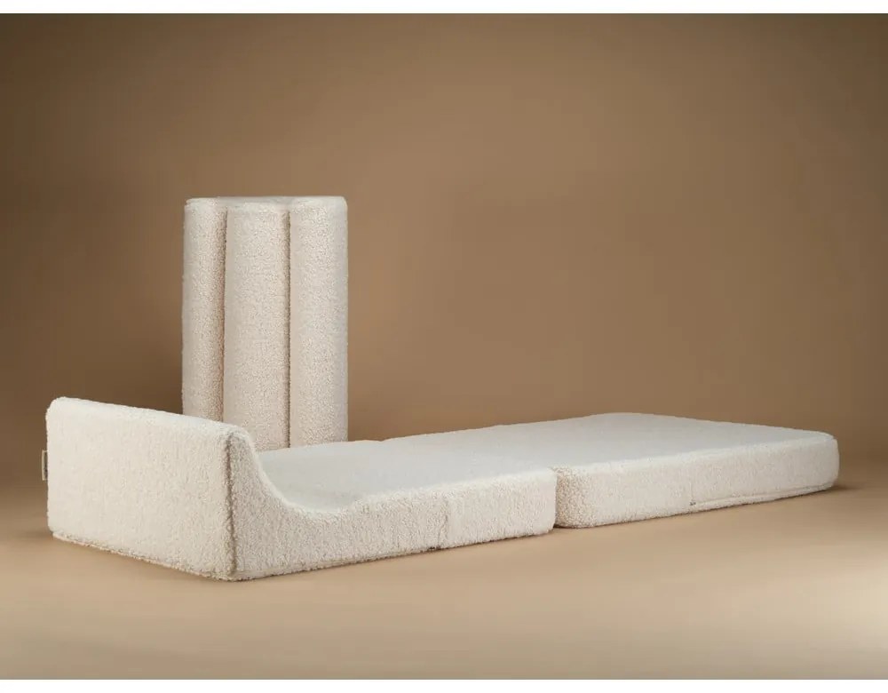 Кремав детски стол от букле Flipster – Wigiwama