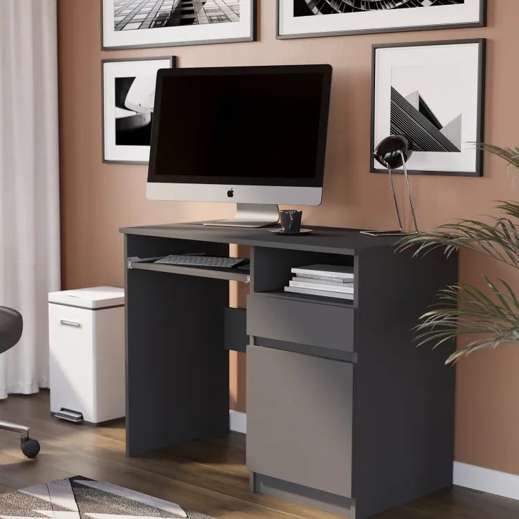 Модерно писалище с шкаф 90x50 cm - различни цветови варианти artisan