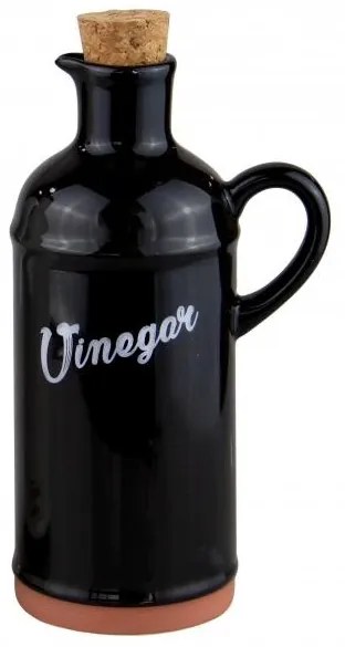 Horecano - Порцеланова бутилка за оцет 430мл HELLA-BLACK & WHITE-(HC-56556)