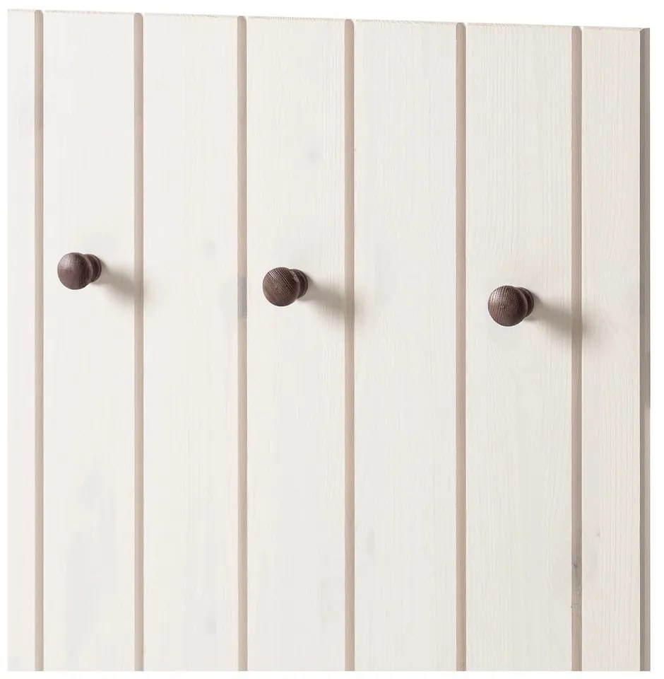 Бял комплект за коридор от масивен бор 55x100x2 cm Anita – Støraa