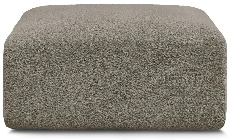 Сиво-кафява табуретка от букле Tina – Bobochic Paris