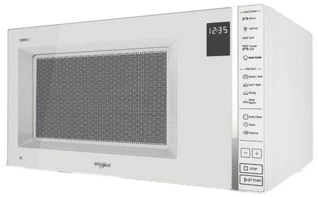 Микровълнова Фурна с Грил Whirlpool Corporation MWP304W 30 L 1050 W