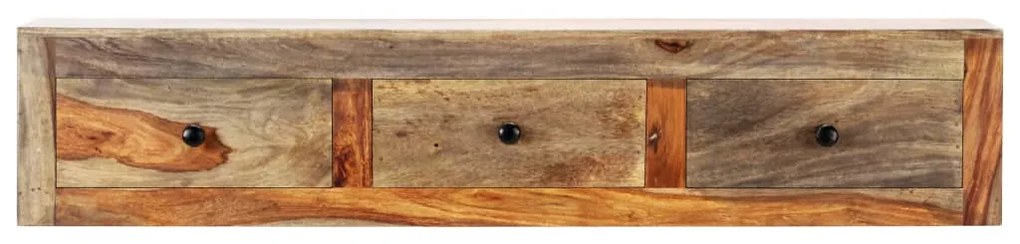 247749 vidaXL Конзолна маса със стенен монтаж, 100x25x20 см, акация масив