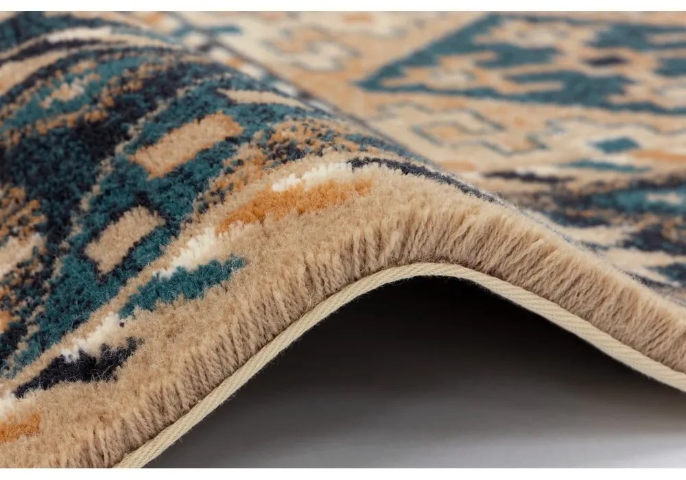 Кафяв вълнен килим 230x340 cm Astrid – Agnella