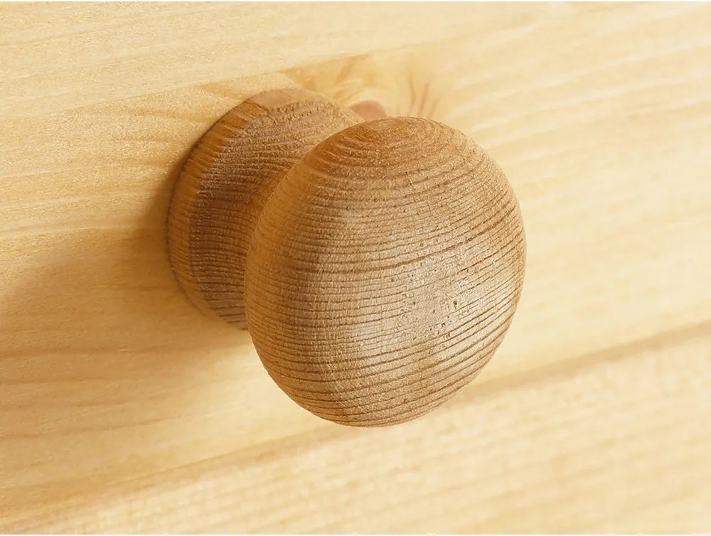 Витрина от масивен бор в естествен цвят 95x35 cm Lisa – Støraa