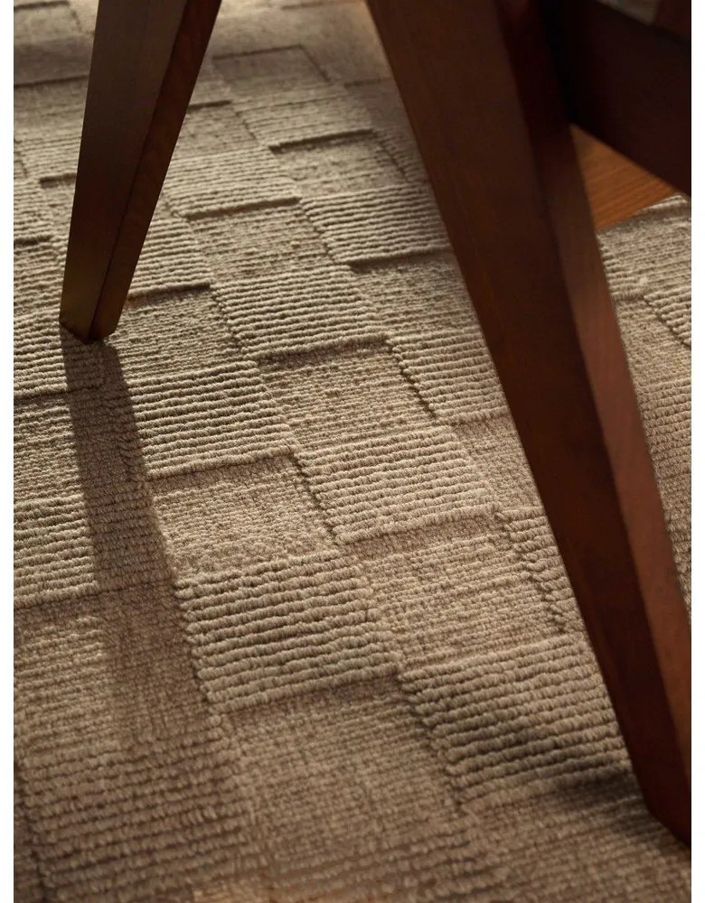 Кафяв ръчно изработен вълнен килим 120x170 cm Scala – Villeroy&Boch