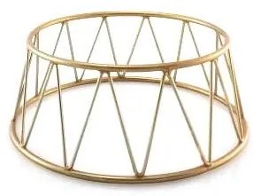 Horecano - Метална стойка дисплей "Корона" с неплъзгащо златисто покритие 25х21.2х10см 3D (921104GD)