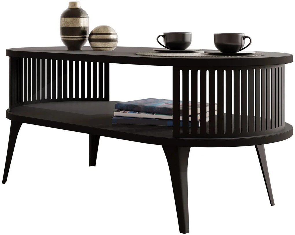 Холна маса Roenni II-Черен