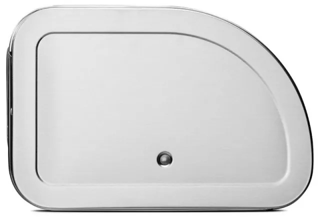 Кутия за хляб Brabantia Roll Top 646890, 16 л, 44.5х26 см, Лека и здрава конструкция, Инокс/Мат