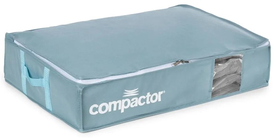 Вакуумна пластмасова кутия за съхранение под леглото 65x45x15,5 cm Blue Edition – Compactor