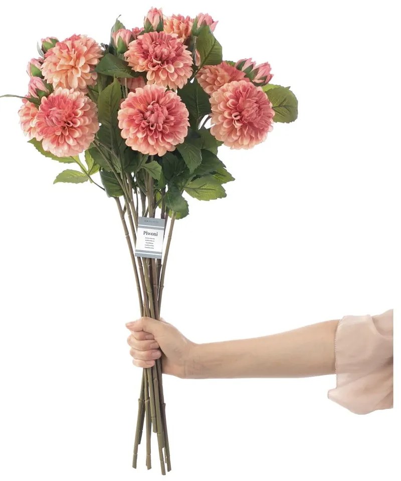 Изкуствени цветя в комплект 10 бр. (височина 62 cm) Dahlia – Restilo