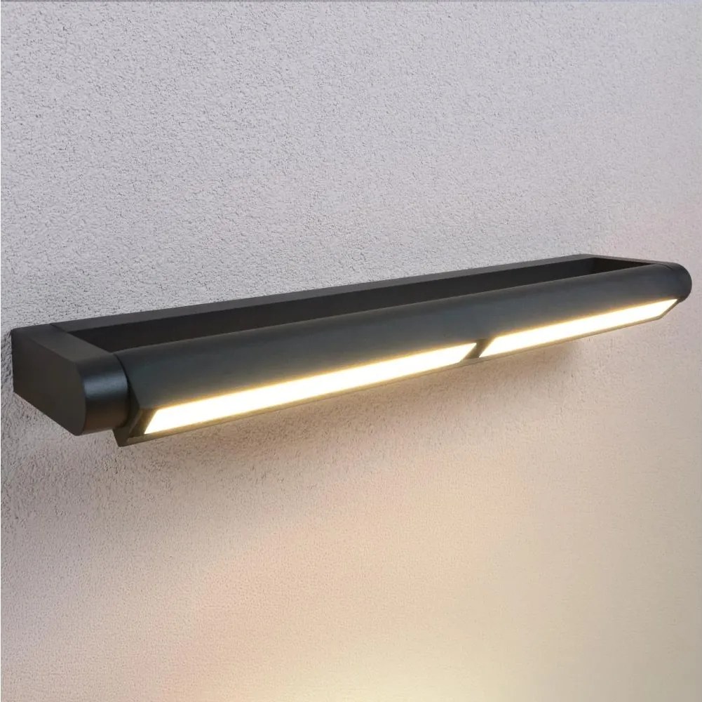 BRILAGI - LED външно стенно осветително тяло SALERNO LED/24W/230V 66 cm черно IP65