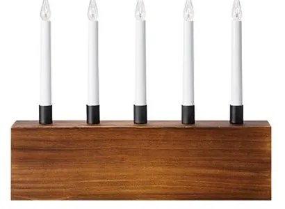 Кафява коледна светлинна украса Albero – Markslöjd