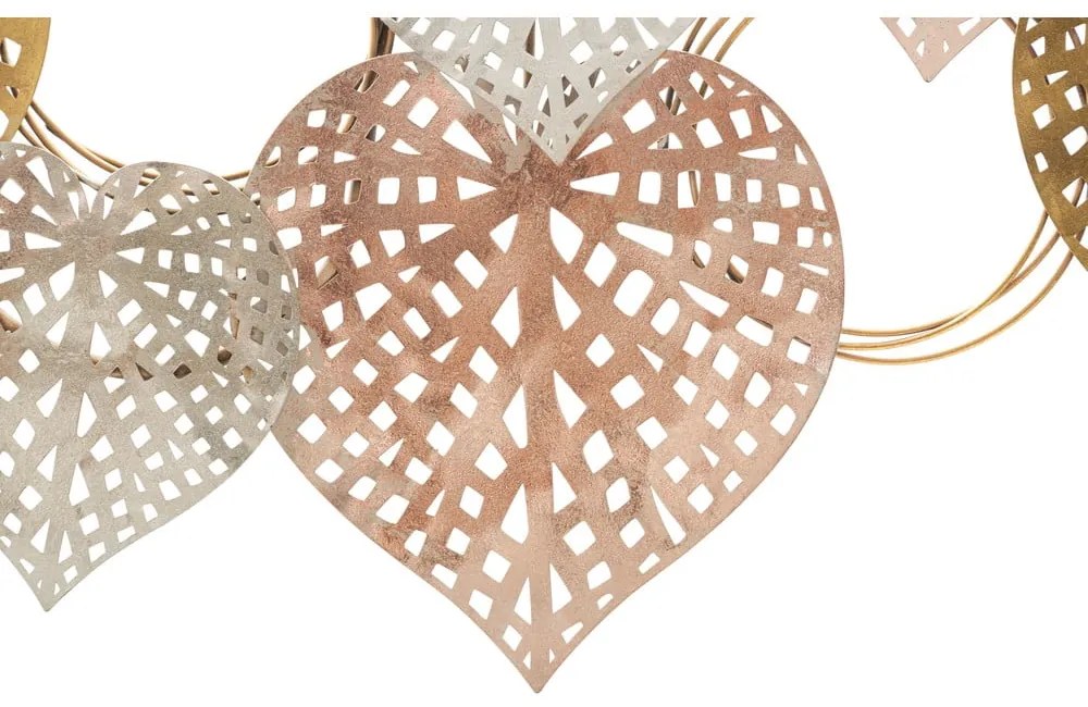 Метална декорация за стена 91x40 cm Hearts – Mauro Ferretti