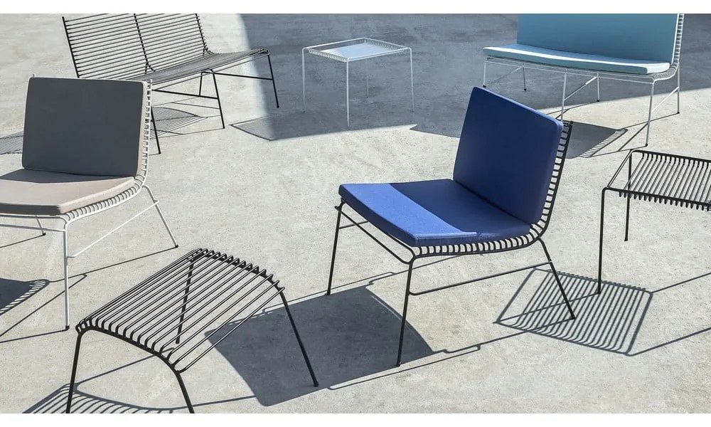 Бяло метално градинско кресло String – Hübsch