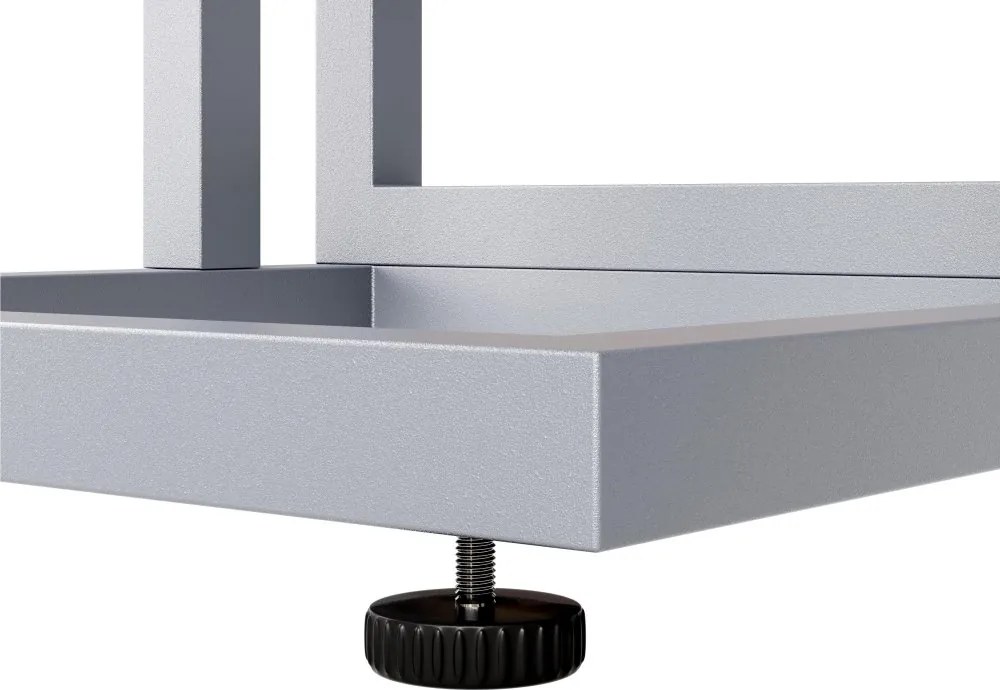 Странична масичка с WPC плоскост - 65,5 x 50 x 40 cm Сив