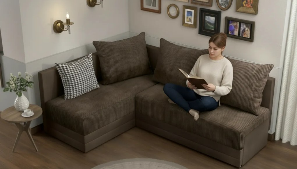 Разтегателен ъглов диван Арамо