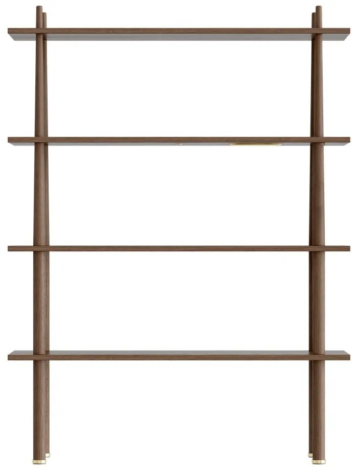 Кафява модулна система от рафтове от дъб 110x148 cm Stories - UMAGE