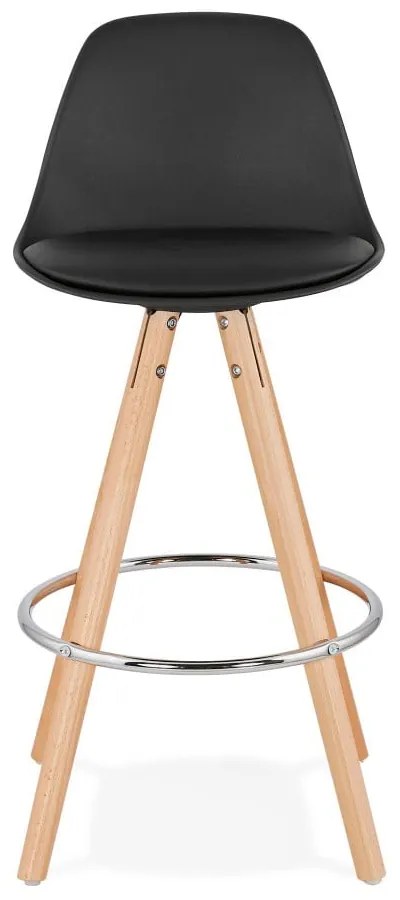 Черен бар стол , височина на седалката 64 cm Anau - Kokoon