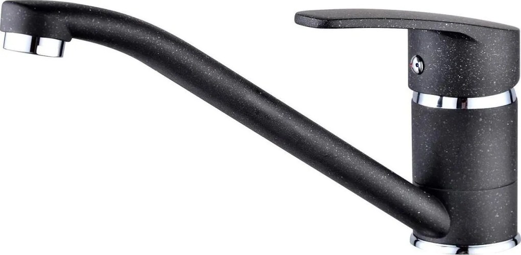 ALVEUS 1150800 - Смесител за мивка CLARA 13,5 см гранит/черен