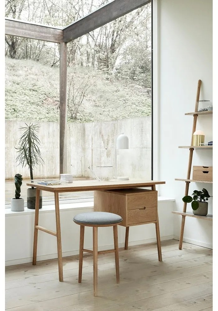 Работна маса от дъб 57x120 cm Architect - Hübsch