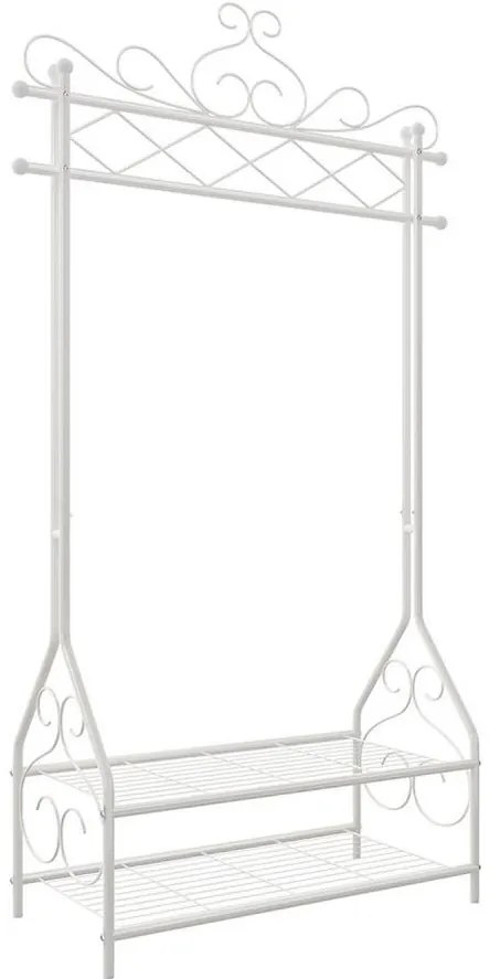 Стояща закачалка LINEA бяла