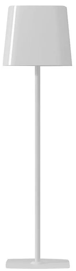 LED соларна магнитна настолна лампа 5W/5V, 3000-6000K, 3600mAh, IP65, бяла