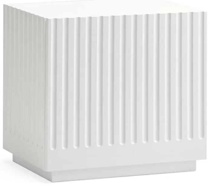 Бяло нощно шкафче Doric - Teulat